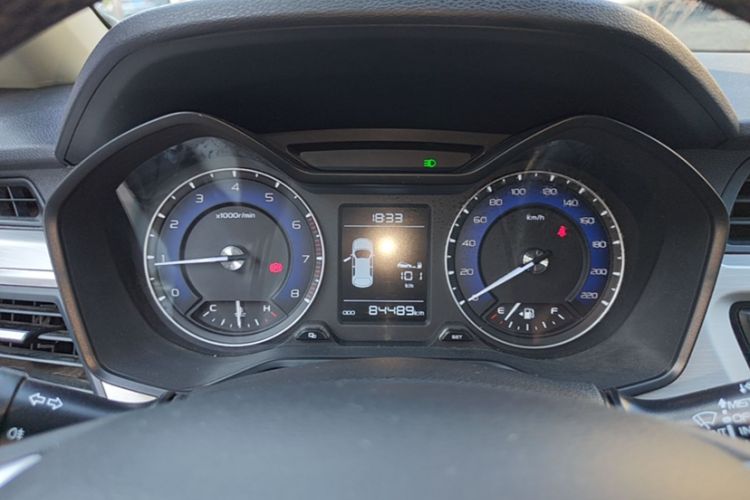 Used Geely Auto Vision X3 2019 Upgraded Model 1.5L Manual Elite Version Odometer Close Up