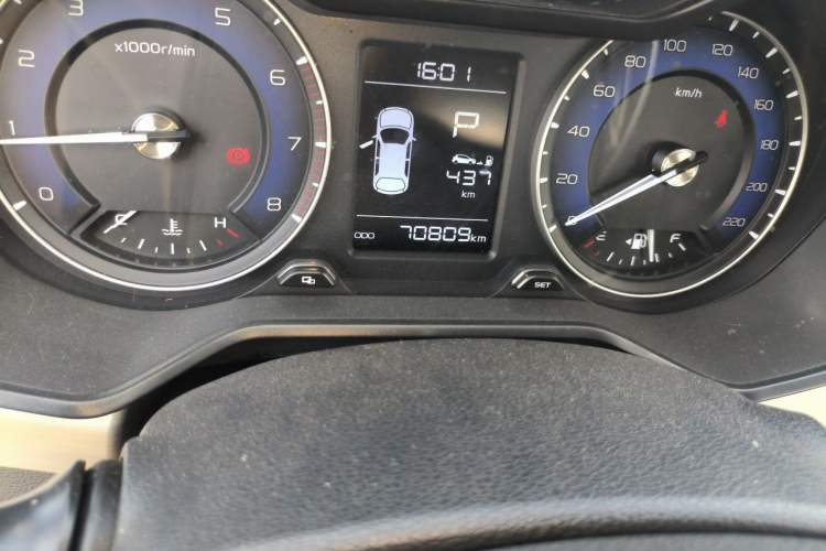 Used Geely Auto Vision X3 2019 Upgraded Model 1.5L CVT Elite Version Odometer Close Up