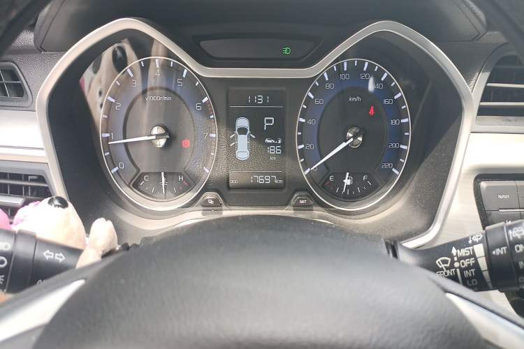 Used Geely Auto Vision X3 2019 Upgraded Model 1.5L CVT Elite Version Odometer Close Up