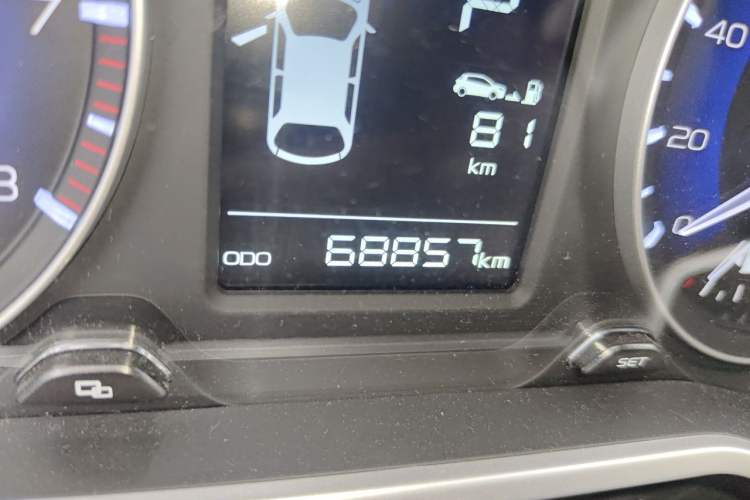 Used Geely Auto Vision X3 2019 Upgraded Model 1.5L CVT Prestige Version Odometer Close Up