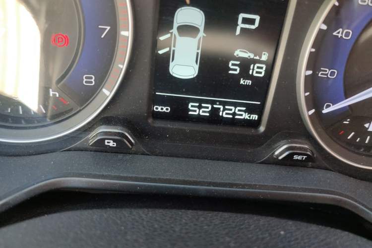 Used Geely Auto Vision X3 2019 Upgraded Model 1.5L CVT Elite Version Odometer Close Up