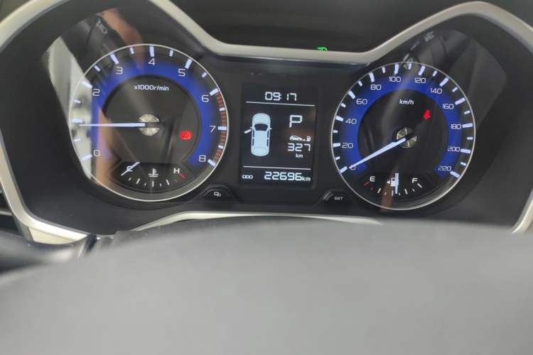 Used Geely Auto Vision X3 2019 Upgraded Model 1.5L CVT Prestige Version Odometer Close Up