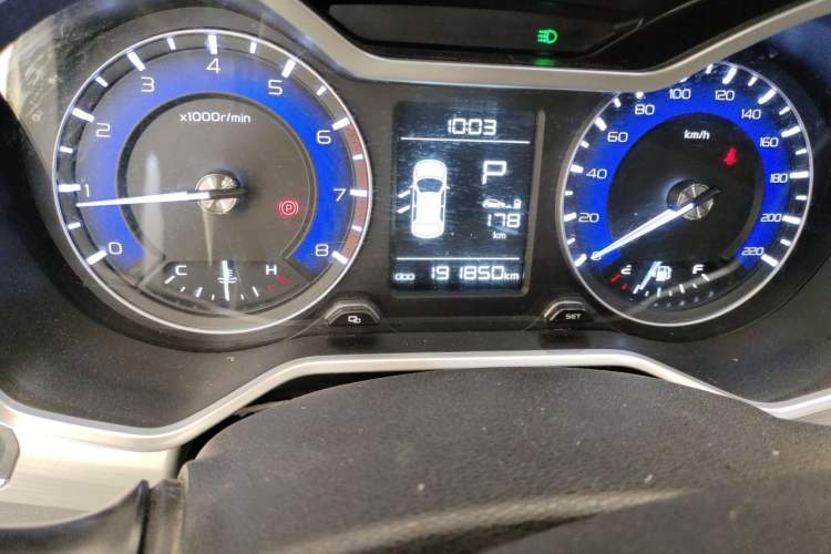 Used Geely Auto Vision X3 2019 Upgraded Model 1.5L CVT Prestige Version Odometer Close Up
