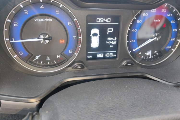 Used Geely Auto Vision X3 2019 Upgraded Model 1.5L CVT Prestige Version Odometer Close Up