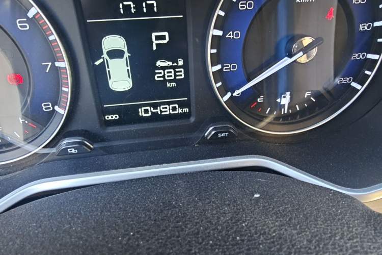 Used Geely Auto Vision X3 2019 Upgraded Model 1.5L CVT Prestige Version Odometer Close Up