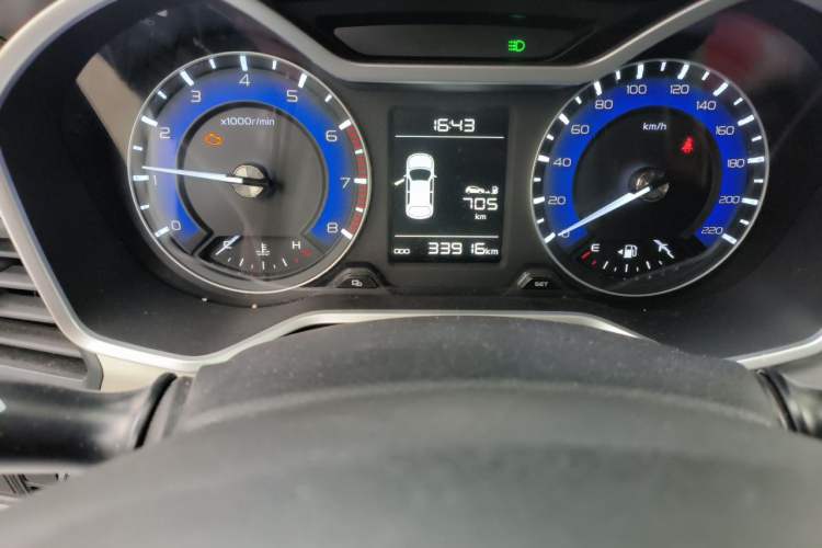Used Geely Auto Vision X3 2019 Upgraded Model 1.5L Manual Elite Version Odometer Close Up