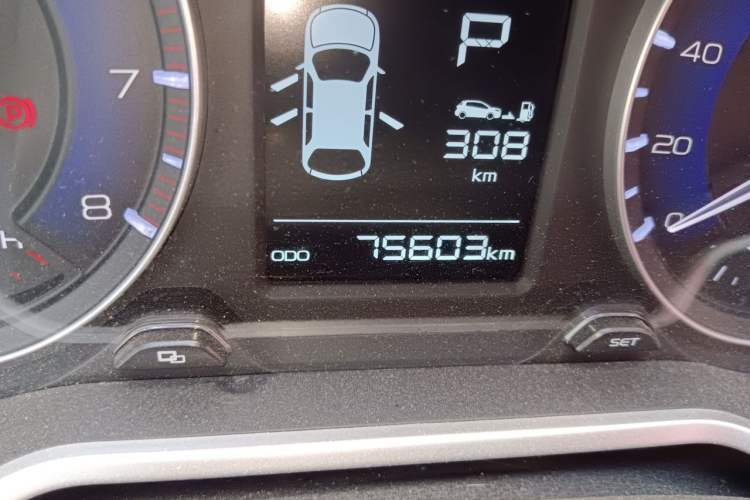 Used Geely Auto Vision X3 2019 Upgraded Model 1.5L CVT Elite Version Odometer Close Up