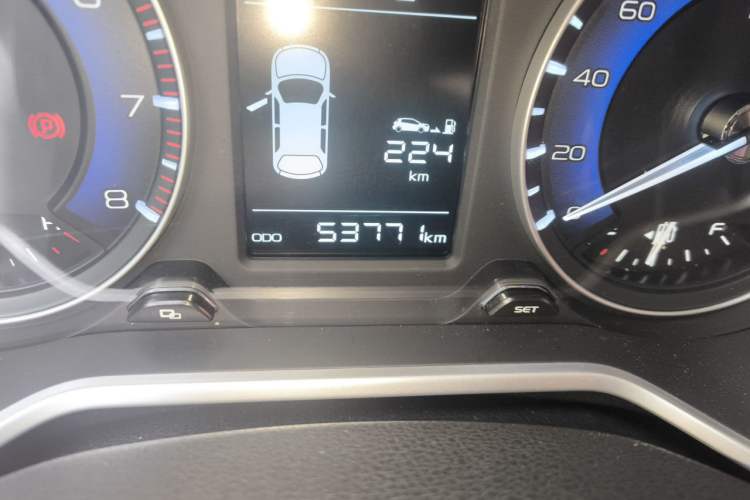 Used Geely Auto Vision X3 2019 Upgraded Model 1.5L Manual Elite Version Odometer Close Up