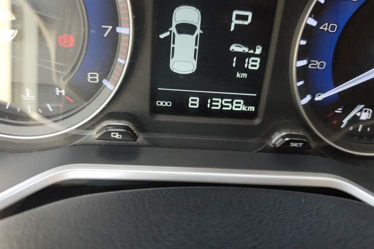 Used Geely Auto Vision X3 2019 Upgraded Model 1.5L CVT Prestige Version Odometer Close Up
