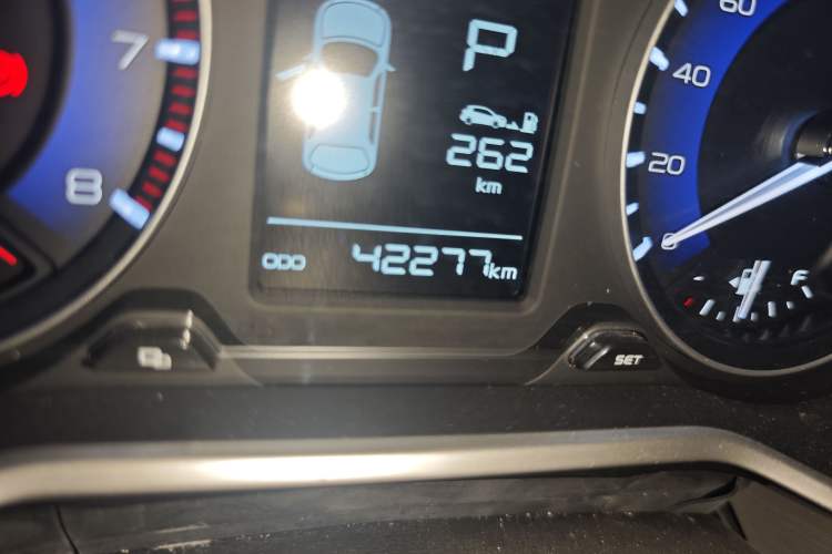 Used Geely Auto Vision X3 2019 Upgraded Model 1.5L CVT Prestige Version Odometer Close Up