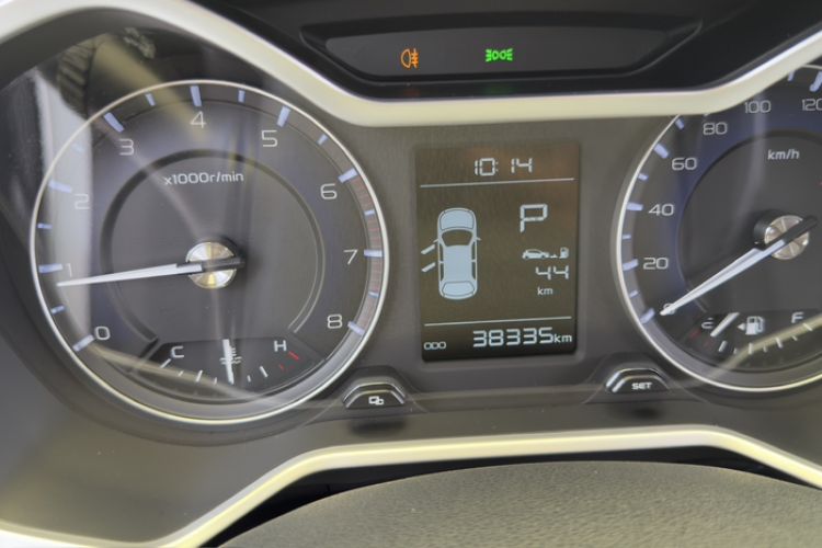 Used Geely Auto Vision X3 2019 Upgraded Model 1.5L CVT Prestige Version Odometer Close Up