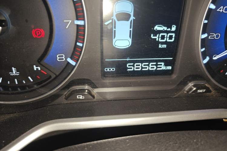 Used Geely Auto Vision X3 2019 Upgraded Model 1.5L Manual Elite Version Odometer Close Up