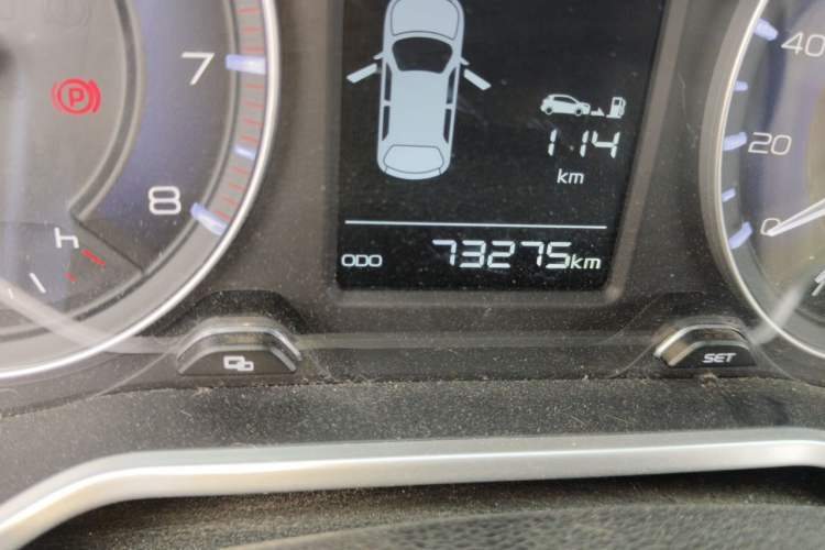 Used Geely Auto Vision X3 2019 Upgraded Model 1.5L Manual Elite Version Odometer Close Up