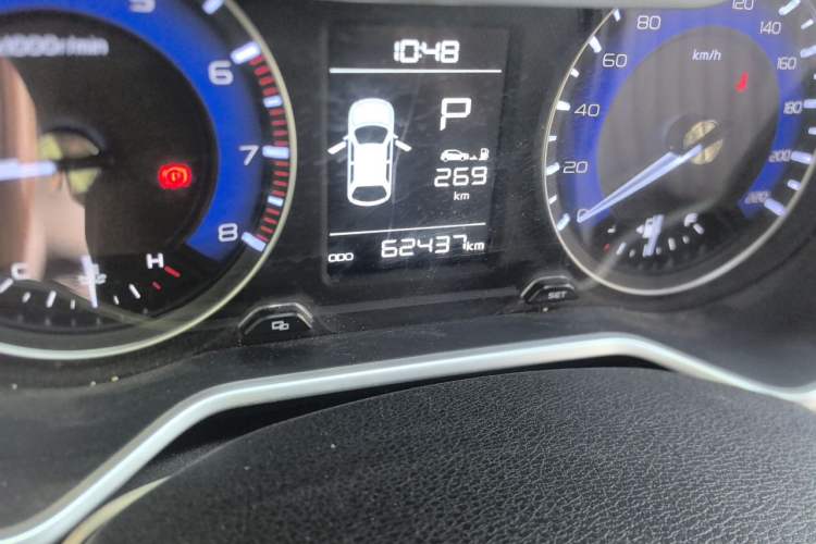 Used Geely Auto Vision X3 2019 Upgraded Model 1.5L CVT Elite Version Odometer Close Up