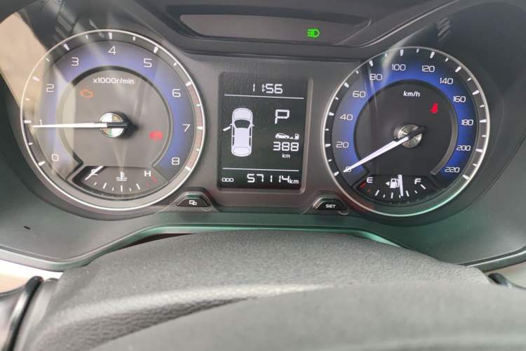 Used Geely Auto Vision X3 2019 Upgraded Model 1.5L CVT Elite Version Odometer Close Up