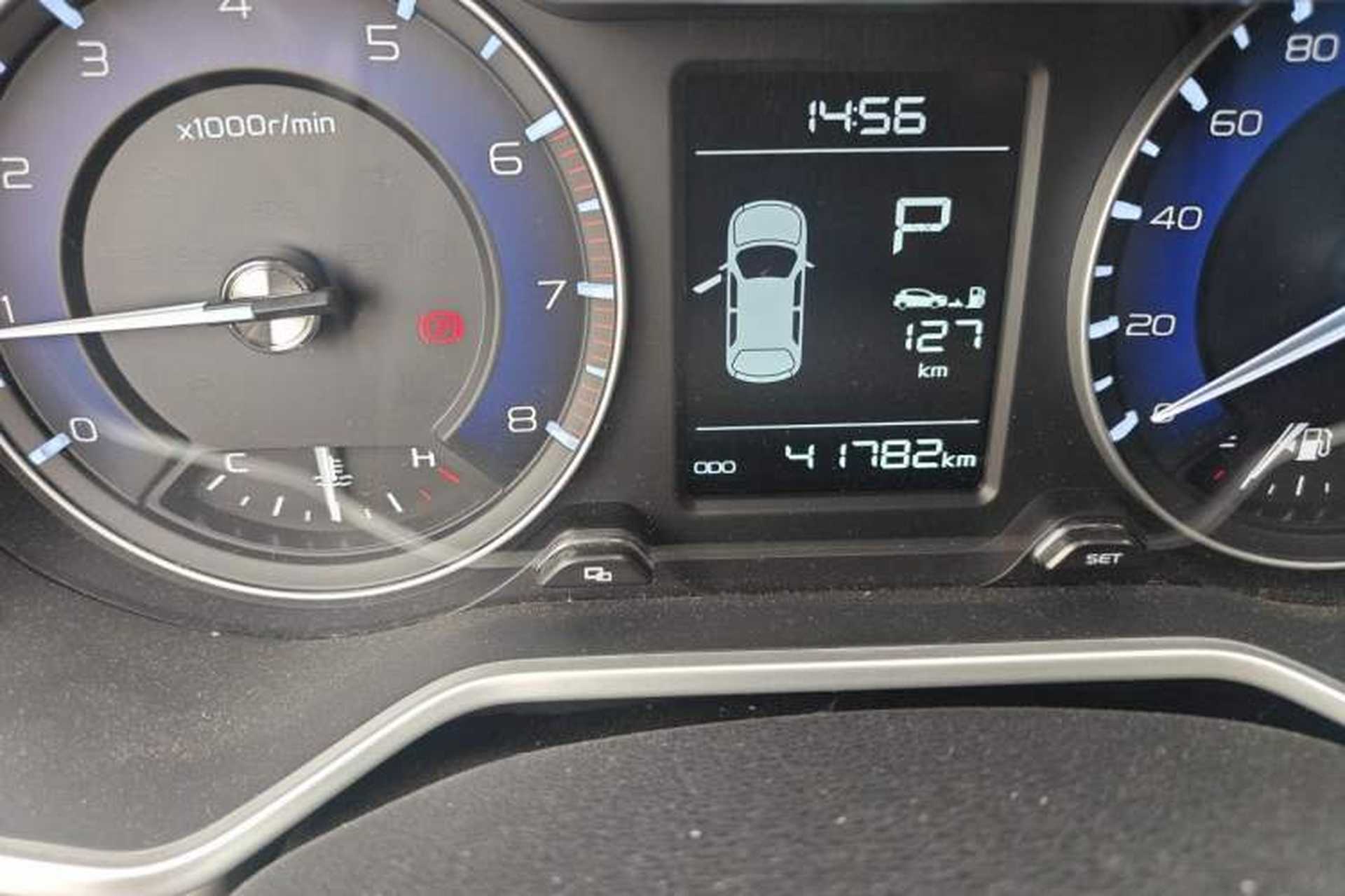 Used Geely Auto Vision X3 2019 Upgraded Model 1.5L CVT Prestige Version Odometer Close Up