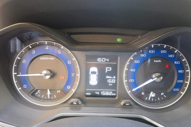 Used Geely Auto Vision X3 2019 Upgraded Model 1.5L CVT Prestige Version Odometer Close Up
