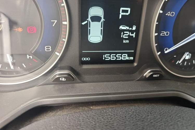 Used Geely Auto Vision X3 2019 Upgraded Model 1.5L CVT Elite Version Odometer Close Up