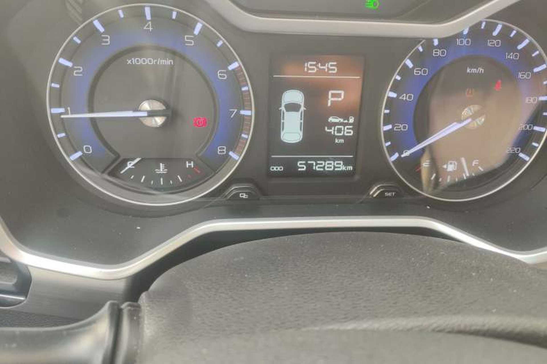 Used Geely Auto Vision X3 2019 Upgraded Model 1.5L CVT Prestige Version Odometer Close Up