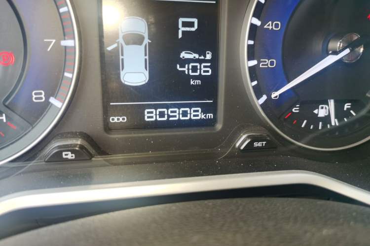 Used Geely Auto Vision X3 2019 Upgraded Model 1.5L CVT Prestige Version Odometer Close Up