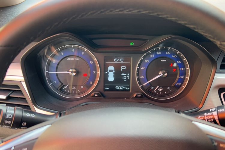 Used Geely Auto Vision X3 2019 Upgraded Model 1.5L CVT Prestige Version Odometer Close Up