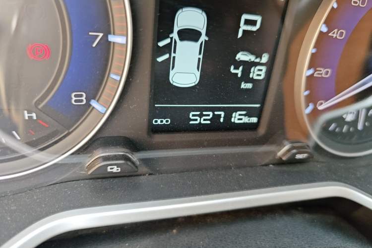 Used Geely Auto Vision X3 2019 Upgraded Model 1.5L CVT Elite Version Odometer Close Up