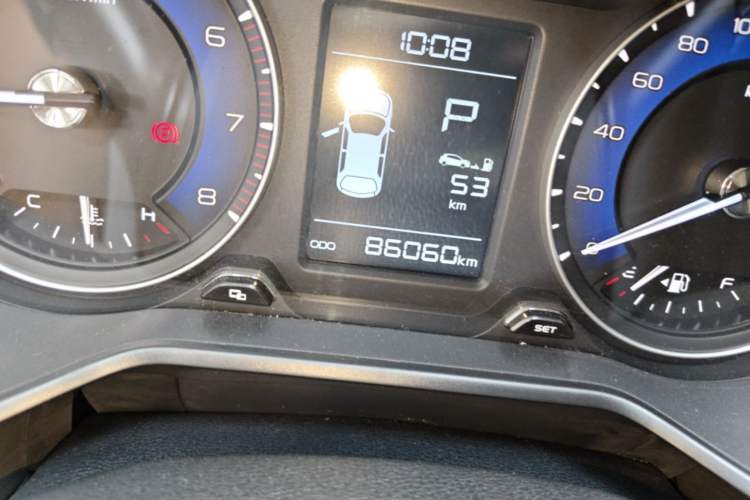Used Geely Auto Vision X3 2019 Upgraded Model 1.5L CVT Elite Version Odometer Close Up