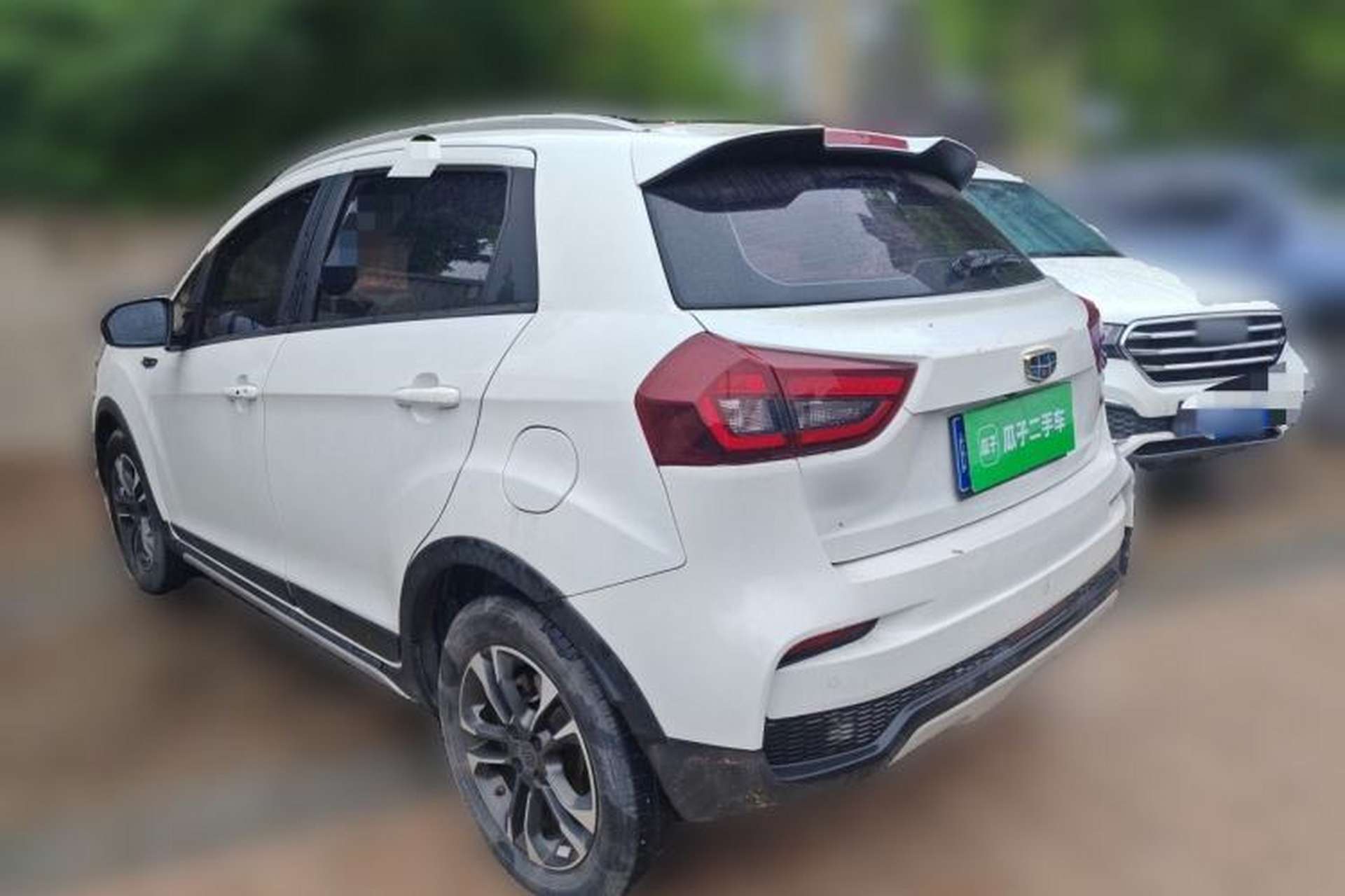 Used Geely Auto Vision X3 2019 Upgraded Model 1.5L CVT Prestige Version Rear Left 45 Deg