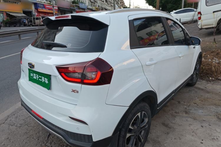 Used Geely Auto Vision X3 2019 Upgraded Model 1.5L Manual Elite Version Rear Right 45 Deg