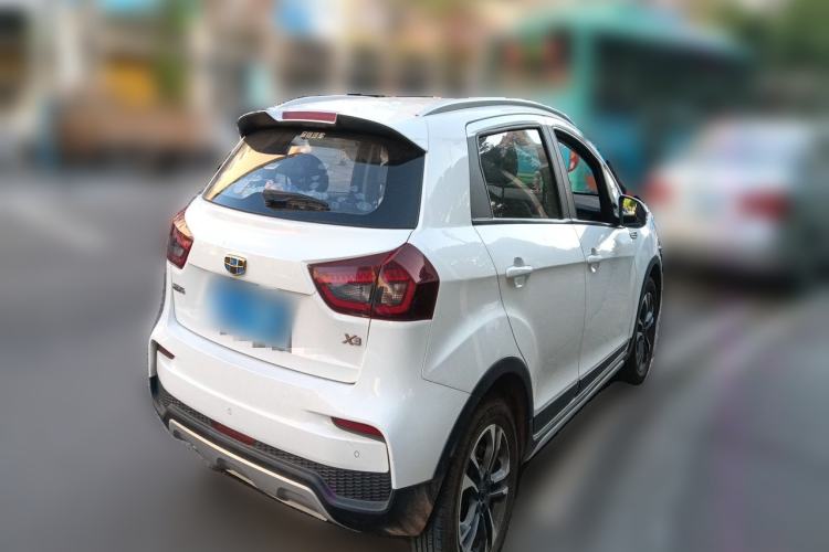 Used Geely Auto Vision X3 2019 Upgraded Model 1.5L CVT Prestige Version Rear Right 45 Deg