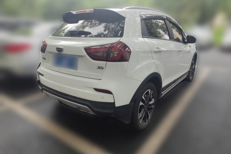 Used Geely Auto Vision X3 2019 Upgraded Model 1.5L CVT Prestige Version Rear Right 45 Deg