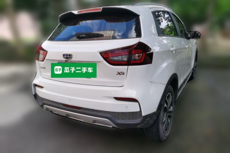 Used Geely Auto Vision X3 2019 Upgraded Model 1.5L CVT Prestige Version Rear Right 45 Deg