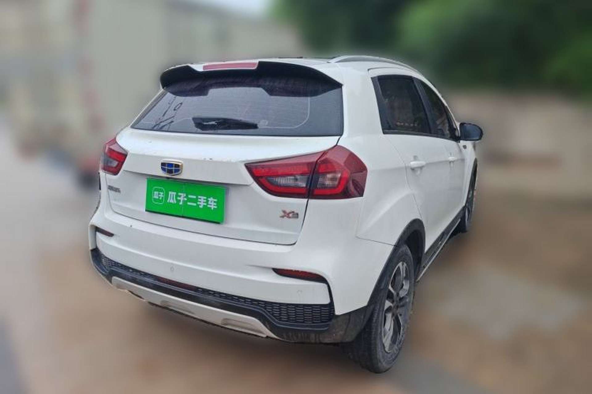 Used Geely Auto Vision X3 2019 Upgraded Model 1.5L CVT Prestige Version Rear Right 45 Deg