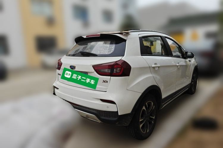 Used Geely Auto Vision X3 2019 Upgraded Model 1.5L CVT Prestige Version Rear Right 45 Deg