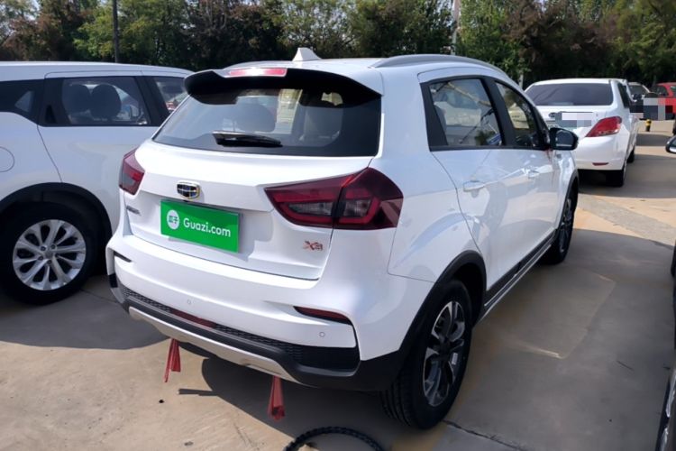 Used Geely Auto Vision X3 2019 Upgraded Model 1.5L Manual Luxury Version Rear Right 45 Deg