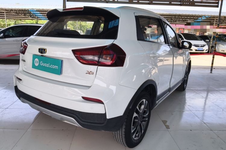 Used Geely Auto Vision X3 2019 Upgraded Model 1.5L Manual Luxury Version Rear Right 45 Deg