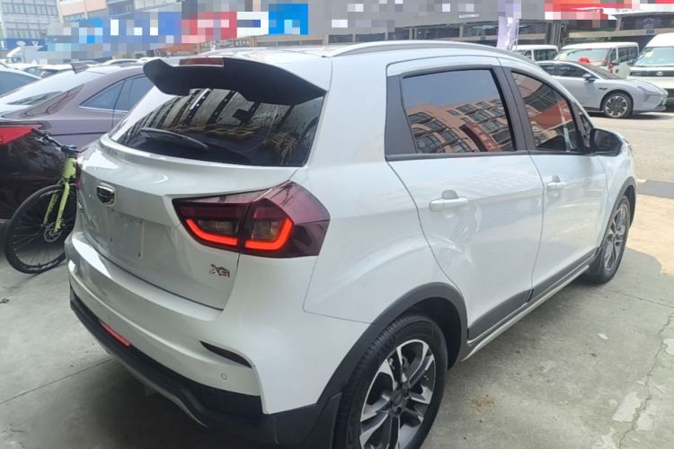 Used Geely Auto Vision X3 2019 Upgraded Model 1.5L CVT Prestige Version Rear Right 45 Deg
