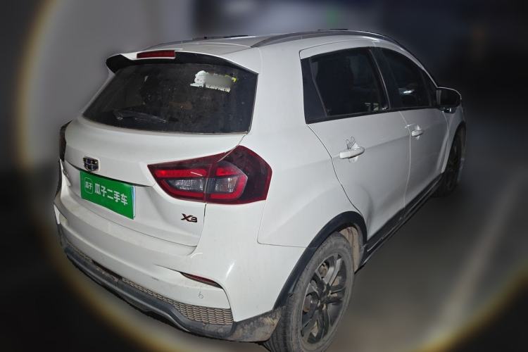 Used Geely Auto Vision X3 2019 Upgraded Model 1.5L Manual Elite Version Rear Right 45 Deg