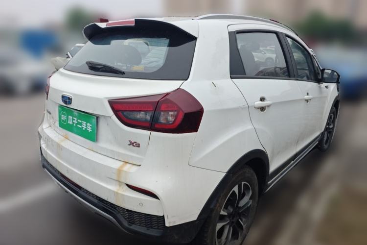 Used Geely Auto Vision X3 2019 Upgraded Model 1.5L Manual Elite Version Rear Right 45 Deg