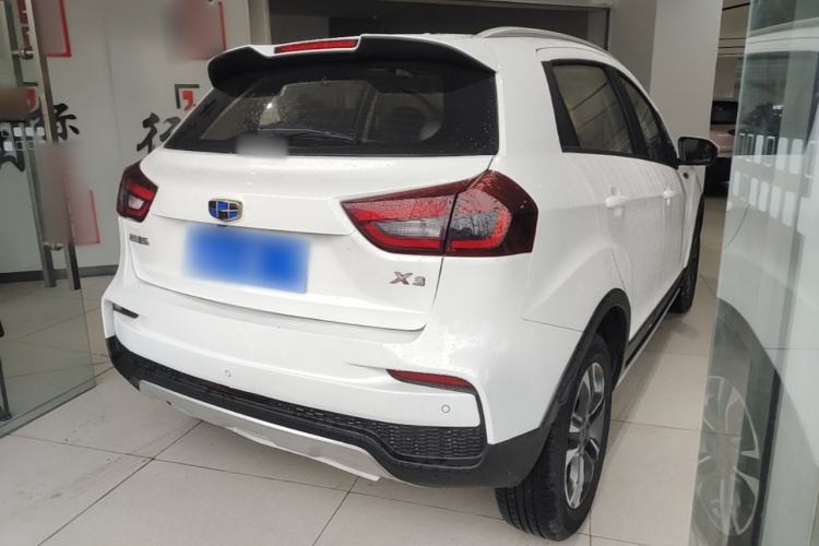 Used Geely Auto Vision X3 2019 Upgraded Model 1.5L CVT Elite Version Rear Right 45 Deg