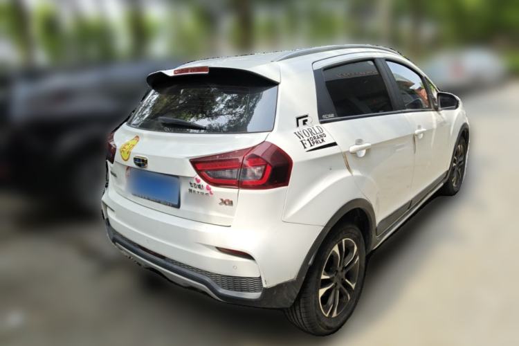 Used Geely Auto Vision X3 2019 Upgraded Model 1.5L CVT Elite Version Rear Right 45 Deg
