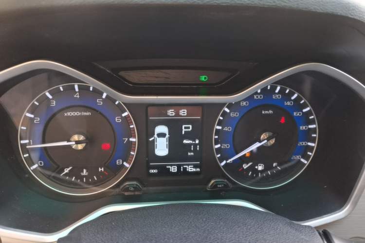 Used Geely Auto Vision X3 2019 Upgraded Model 1.5L CVT Elite Version Instrument Cluster