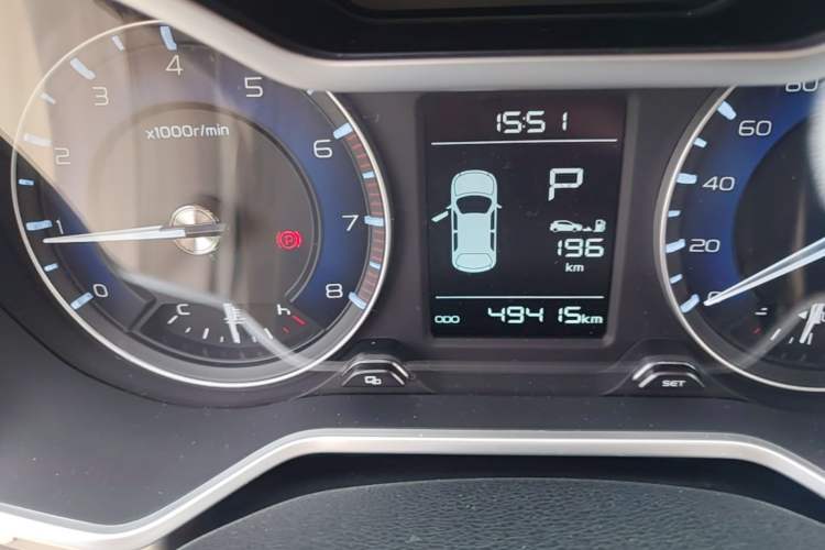 Used Geely Auto Vision X3 2019 Upgraded Model 1.5L CVT Elite Version Instrument Cluster