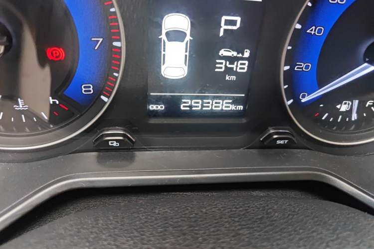 Used Geely Auto Vision X3 2019 Upgraded Model 1.5L CVT Elite Version Odometer Close Up