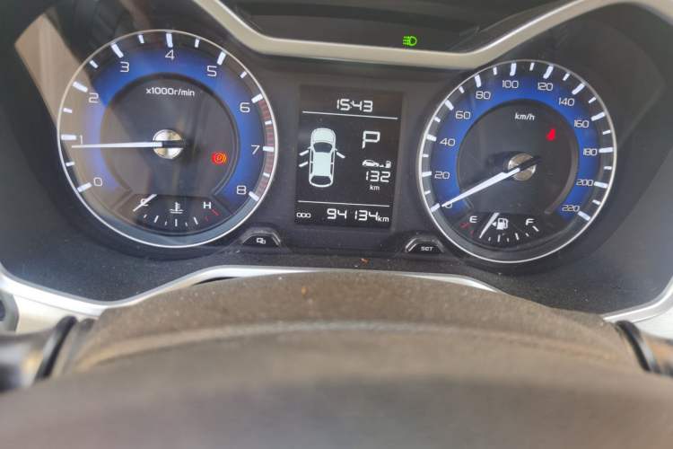 Used Geely Auto Vision X3 2019 Upgraded Model 1.5L CVT Prestige Version Odometer Close Up