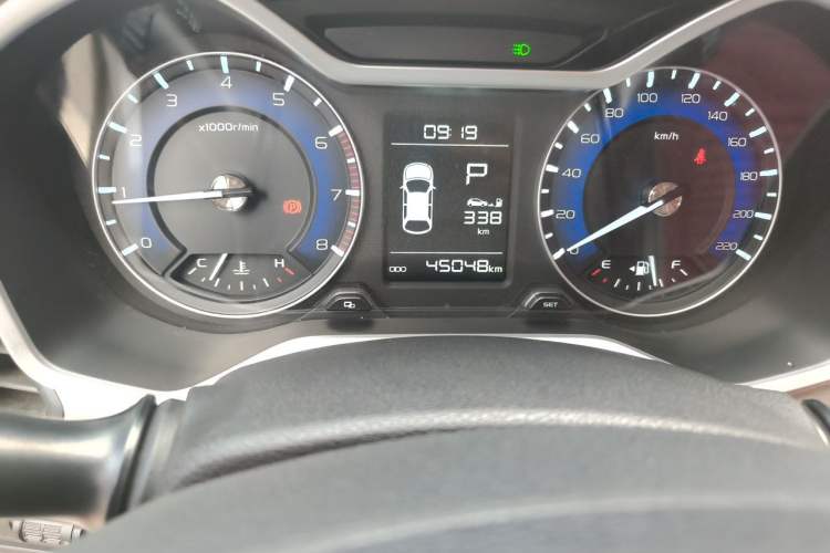 Used Geely Auto Vision X3 2019 Upgraded Model 1.5L CVT Prestige Version Odometer Close Up