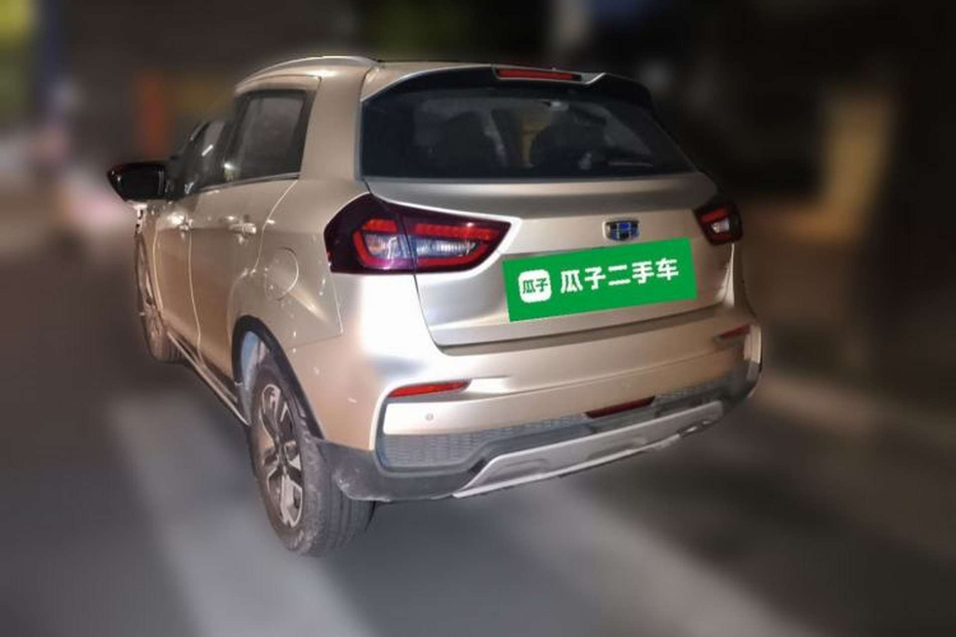 Used Geely Auto Vision X3 2019 Upgraded Model 1.5L Manual Elite Version Rear Left 45 Deg