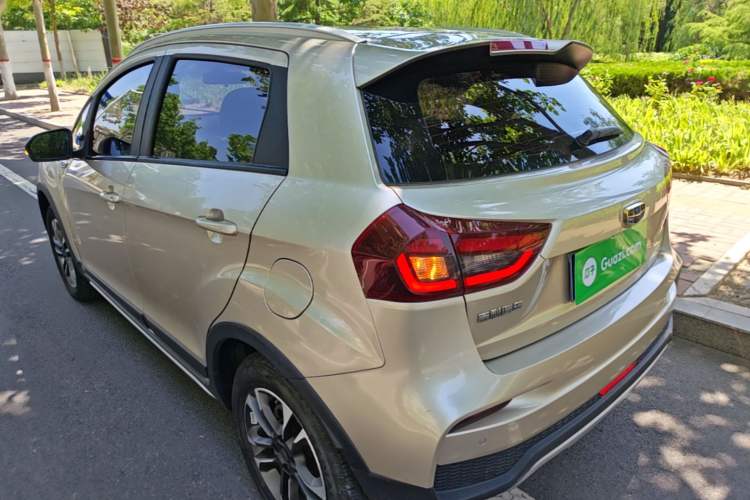 Used Geely Auto Vision X3 2019 Upgraded Model 1.5L Manual Luxury Version Rear Left 45 Deg