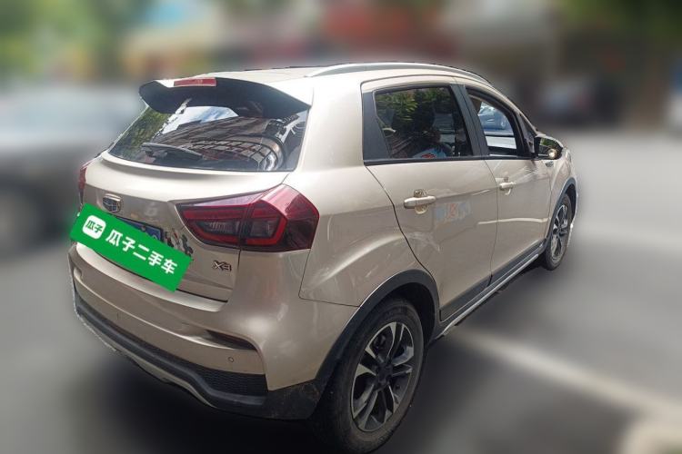 Used Geely Auto Vision X3 2019 Upgraded Model 1.5L CVT Prestige Version Rear Right 45 Deg