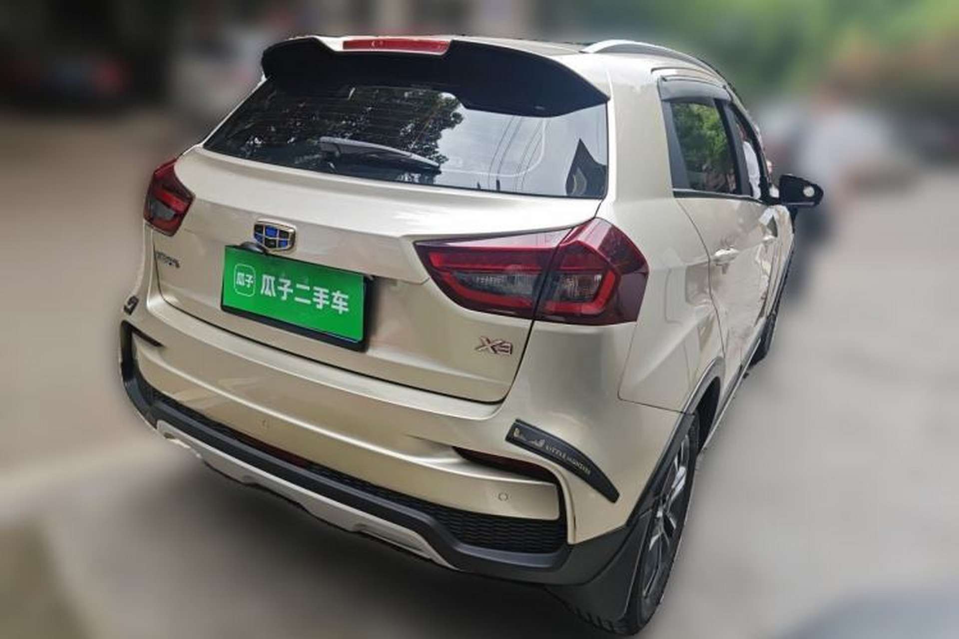 Used Geely Auto Vision X3 2019 Upgraded Model 1.5L CVT Elite Version Rear Right 45 Deg